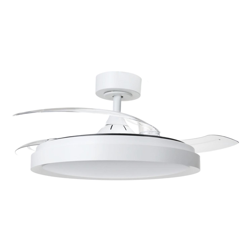 Aigostar - LED Φωτιστικό οροφής dimmable με ανεμιστήρα MESH LED/50W/230V 2700-6500K μαύρο + τηλεχειριστήριο
