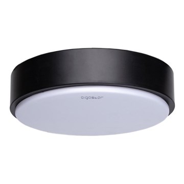 Aigostar - LED Φωτιστικό οροφής LED/12W/230V 3000K δ. 23 cm μαύρο