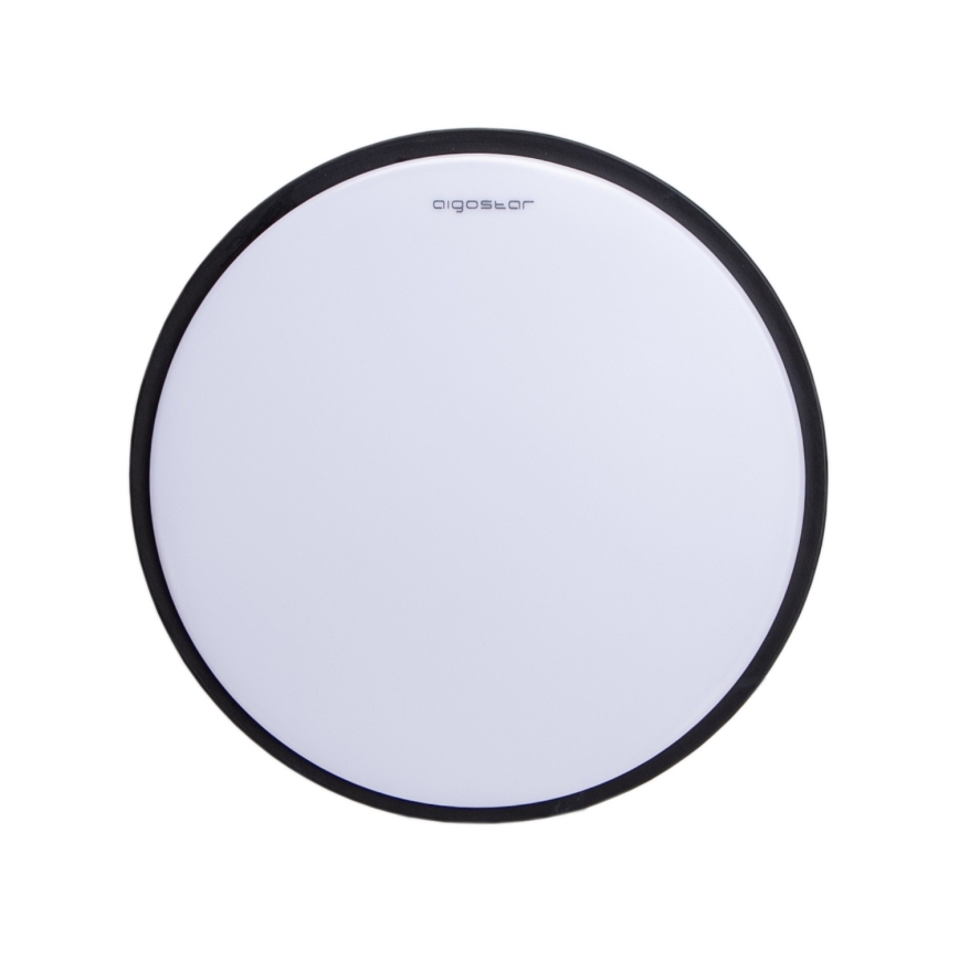 Aigostar - LED Φωτιστικό οροφής LED/12W/230V 3000K δ. 23 cm μαύρο