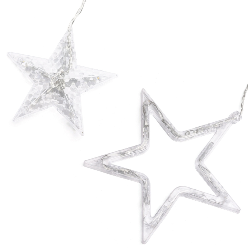 Aigostar - LED εξωτερική  γιρλάντα 120xLED/8 λειτουργίες 3x0,6 m IP44 θερμό λευκό + τηλεχειριστήριο