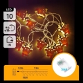 Aigostar - LED Χριστουγεννιάτικη γιρλάντα 10xLED/3xAA 1,5m ζεστό λευκό τάρανδος