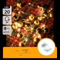 Aigostar - LED Χριστουγεννιάτικη γιρλάντα 20xLED/3xAA 2 m σε θερμό λευκό