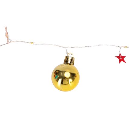 Aigostar - LED χριστουγεννιάτικη γιρλάντα 20xLED/3xAA 2 m θερμό λευκό