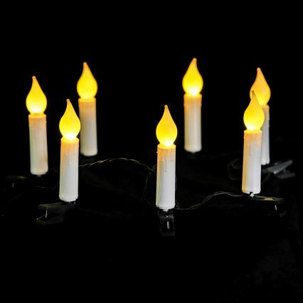 Aigostar - LED Χριστουγεννιάτικη γιρλάντα 25xLED/3xAA 5 m θερμό λευκό