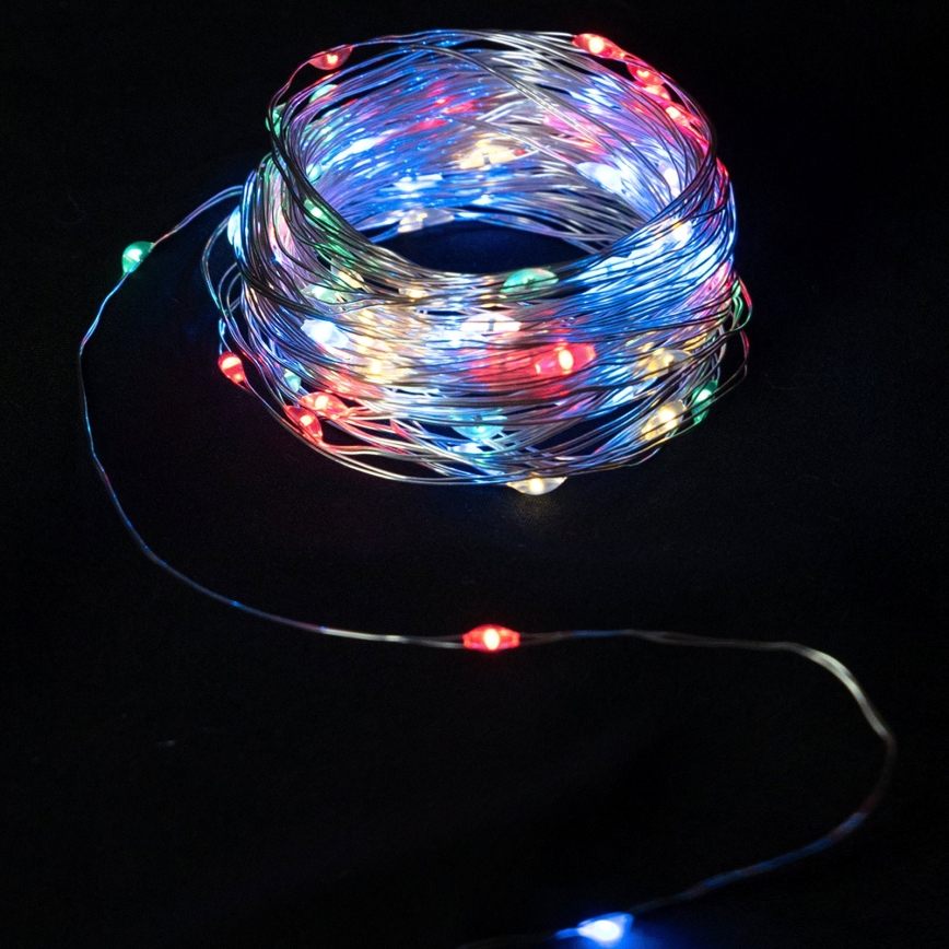 Aigostar - LED Χριστουγεννιάτικη γιρλάντα 40xLED/2x3V 4m πολύχρωμη