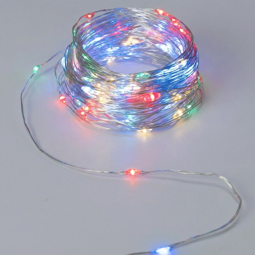 Aigostar - LED Χριστουγεννιάτικη γιρλάντα 40xLED/2x3V 4m πολύχρωμη