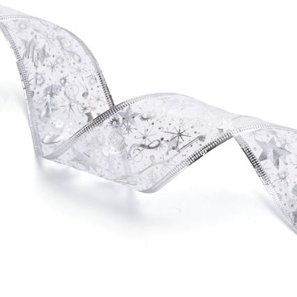 Aigostar - LED Χριστουγεννιάτικη γιρλάντα 50xLED/3xAA 5 m θερμό λευκό ασημί