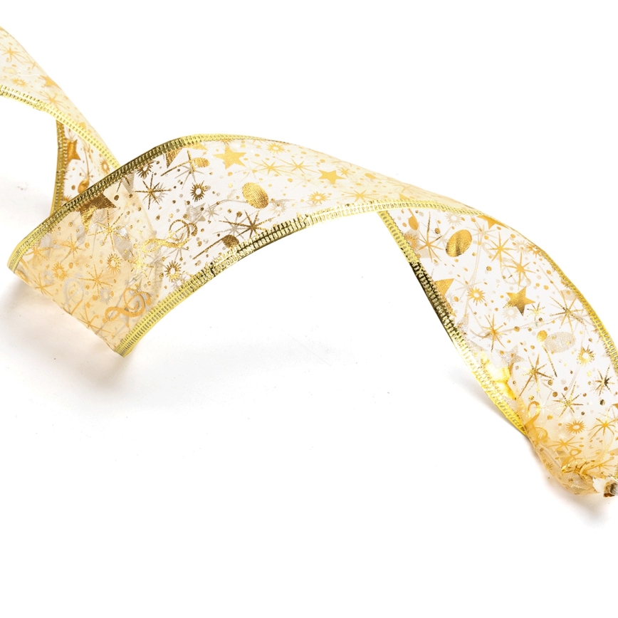 Aigostar - LED Χριστουγεννιάτικη γιρλάντα 50xLED/3xAA 5m θερμό λευκό χρυσή