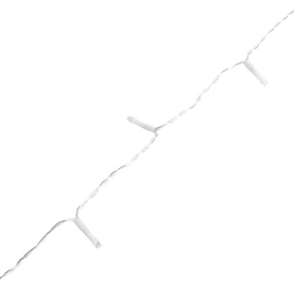 Aigostar - LED Εξωτερική χριστουγεννιάτικη γιρλάντα 120xLED/8 λειτουργίες 3,9x1,2m IP44 ψυχρό λευκό