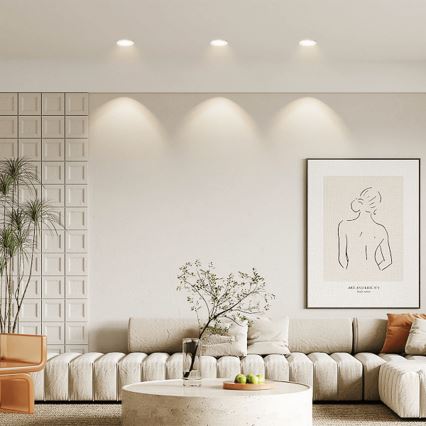 Aigostar - LED Χωνευτό φωτιστικό οροφής μπάνιου LED/4,8W/230V 4000K λευκό IP65
