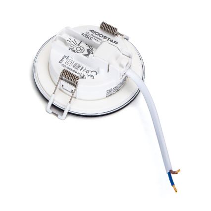 Aigostar - LED Χωνευτό φωτιστικό οροφής μπάνιου  LED/4,8W/230V 6500K μαύρο IP65