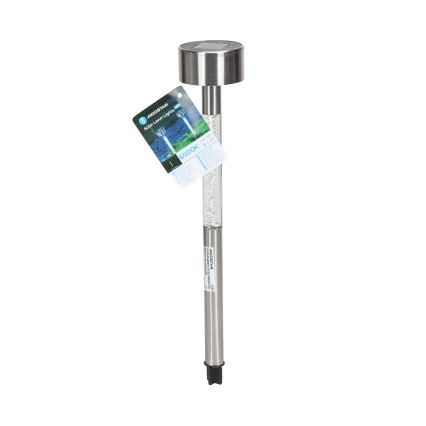 Aigostar - Ηλιακή λάμπα LED LED/0,006W/1,2V 36,7cm ματ χρώμιο 6500K IP44