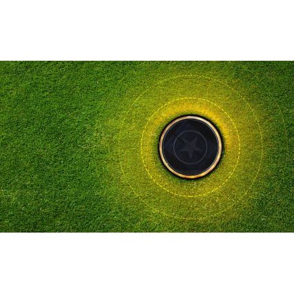 Aigostar - Ηλιακή λάμπα LED LED/0,6W/5,5V 24,5 cm 500 mAh 3200K IP66 μαύρο