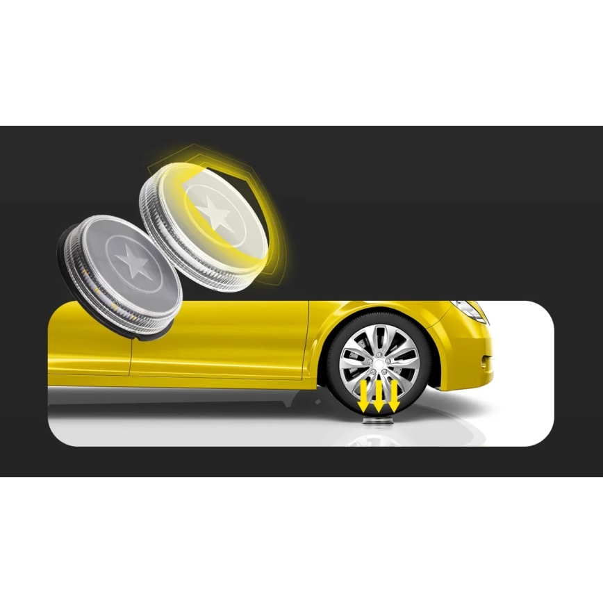 Aigostar - Ηλιακή λάμπα LED LED/0,6W/5,5V 24,5 cm 500 mAh 3200K IP66 μαύρο