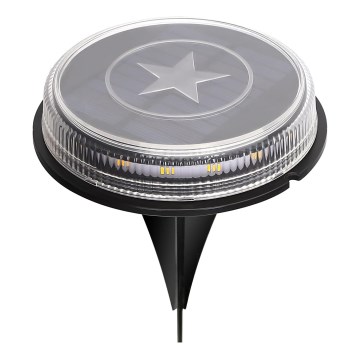 Aigostar - Ηλιακή λάμπα LED LED/0,6W/5,5V 24,5 cm 500 mAh 3200K IP66 μαύρο