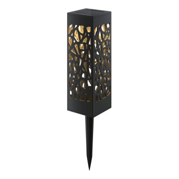 Aigostar - Ηλιακή LED λάμπα LED/0,006W/1,2V 100 mAh 28,5 cm μαύρη 3000K IP44