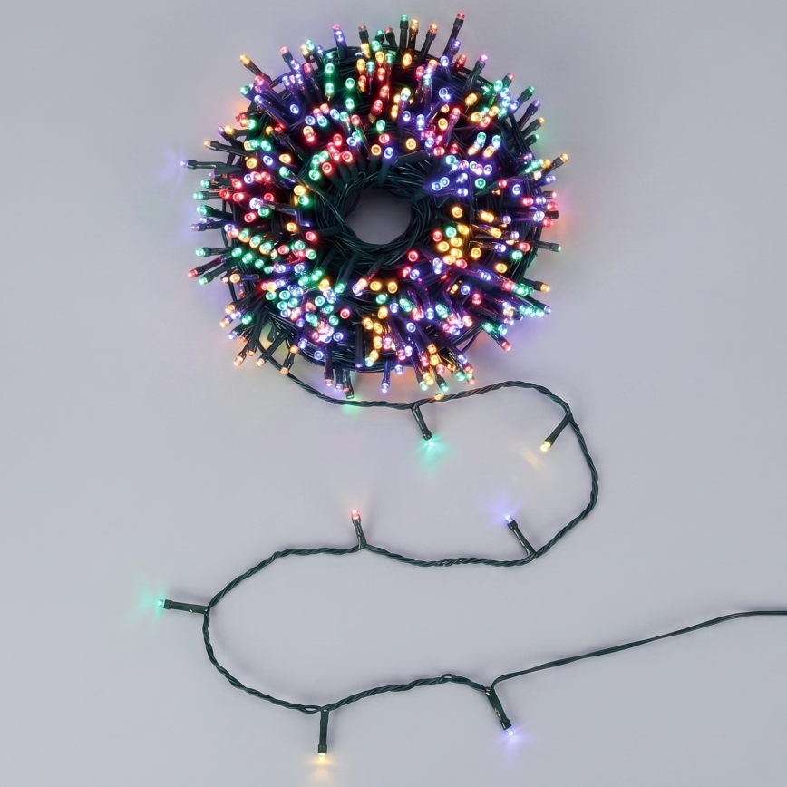 Aigostar - Ηλιακή χριστουγεννιάτικη γιρλάντα LED 200xLED/8 λειτουργίες 22m IP65 πολύχρωμη 800 mAh