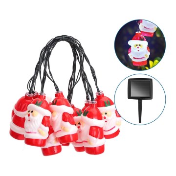 Aigostar - Ηλιακή γιρλάντα LED 10xLED/3,8 m IP44 ψυχρό λευκό 400 mAh