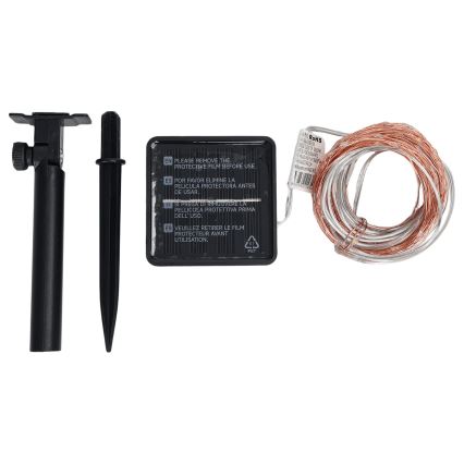 Aigostar - LED Ηλιακή γιρλάντα 200xLED/8 λειτουργίες 22 m IP65 θερμό λευκό 800 mAh