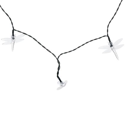 Aigostar - Ηλιακή LED διακοσμητική γιρλάντα 50xLED/8 λειτουργίες 10 m 800 mAh IP65 θερμό λευκό