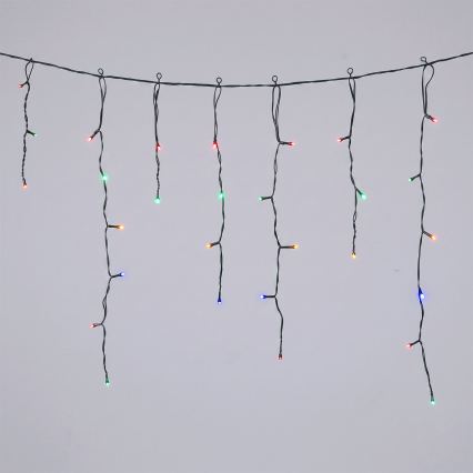 Aigostar - LED ηλιακή χριστουγεννιάτικη γιρλάντα 100xLED/8 λειτουργίες 8x0,6m 800 mAh IP65 πολύχρωμη