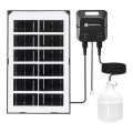 Aigostar - Ηλιακό φωτιστικό LED/35W/12V 3000 mAh 6500K IP65 διάμ. 10 cm + τηλεχειριστήριο