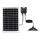 Aigostar - Ηλιακό φωτιστικό LED/70W/12V 6000 mAh 6500K IP65 διάμ. 23,5 cm + τηλεχειριστήριο