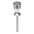 Aigostar - Ηλιακό LED φωτιστικό LED/1,2 lm/1,2V 35,5cm ματ χρώμιο 2700K IP44 100 mAh