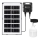 Aigostar - Ηλιακό LED φωτιστικό με αισθητήρα LED/35W/12V 3000 mAh 6500K IP65 διάμ. 10 cm + τηλεχειριστήριο