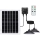 Aigostar - Ηλιακός πολυέλαιος LED με αισθητήρα 2xLED/70W/12V 12000 mAh 6500K IP65 Ø 23,5 cm + τηλεχειριστήριο