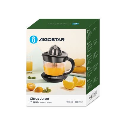 Aigostar - Ηλεκτρικός στίφτης 1l 40W/230V μαύρο