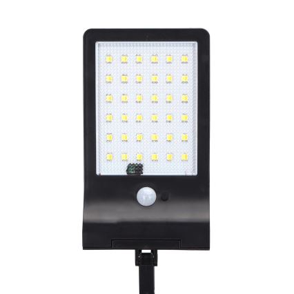 Aigostar - Σετ 2x LED ηλιακών υπαίθριων λαμπών δρόμου με αισθητήρα LED/3W/3,7V1800 mAh IP44 3000/4000/5000K + τηλεχειριστήριο