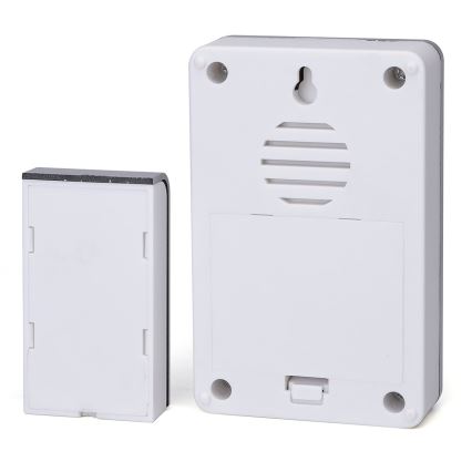 Aigostar - ΣΕΤ 2x Ασύρματο κουδούνι 3xAA/12V IP44 λευκό