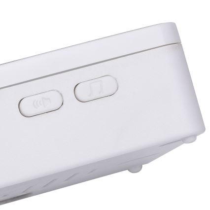 Aigostar - ΣΕΤ 2x Ασύρματο κουδούνι 3xAA/12V IP44 λευκό/μαύρο