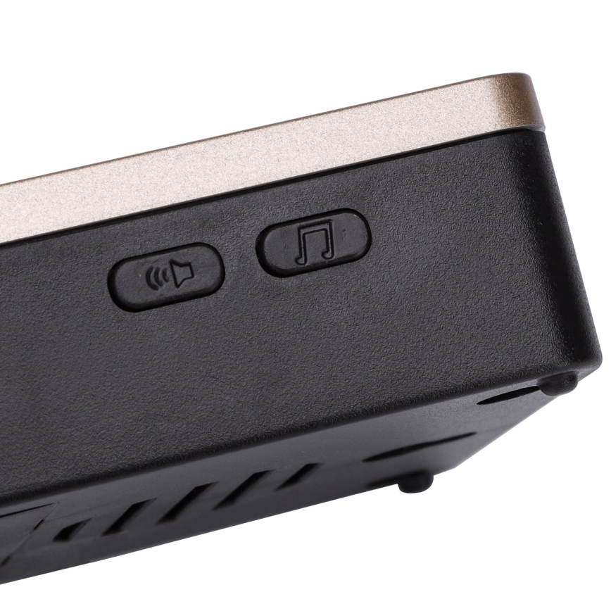 Aigostar - ΣΕΤ 2x Ασύρματο κουδούνι 3xAA/12V IP44 μαύρο