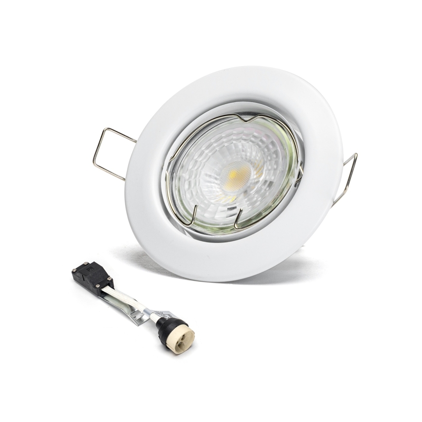 Aigostar - Σετ 3 τεμ. χωνευτά LED φωτιστικά οροφής 1xGU10/4,5W/230V 4000K λευκό