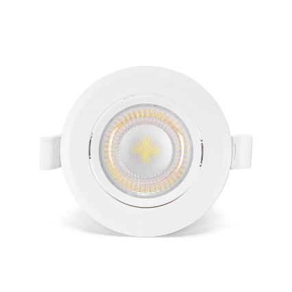 Aigostar - Σετ 3 τεμ. χωνευτό φωτιστικό LED/5W/230V 6500K Ø 8,5 cm λευκό