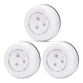 Aigostar - Σετ 3x LED RGB φορητά νυχτερινά φωτιστικά LED/3xAAA + τηλεχειριστήριο