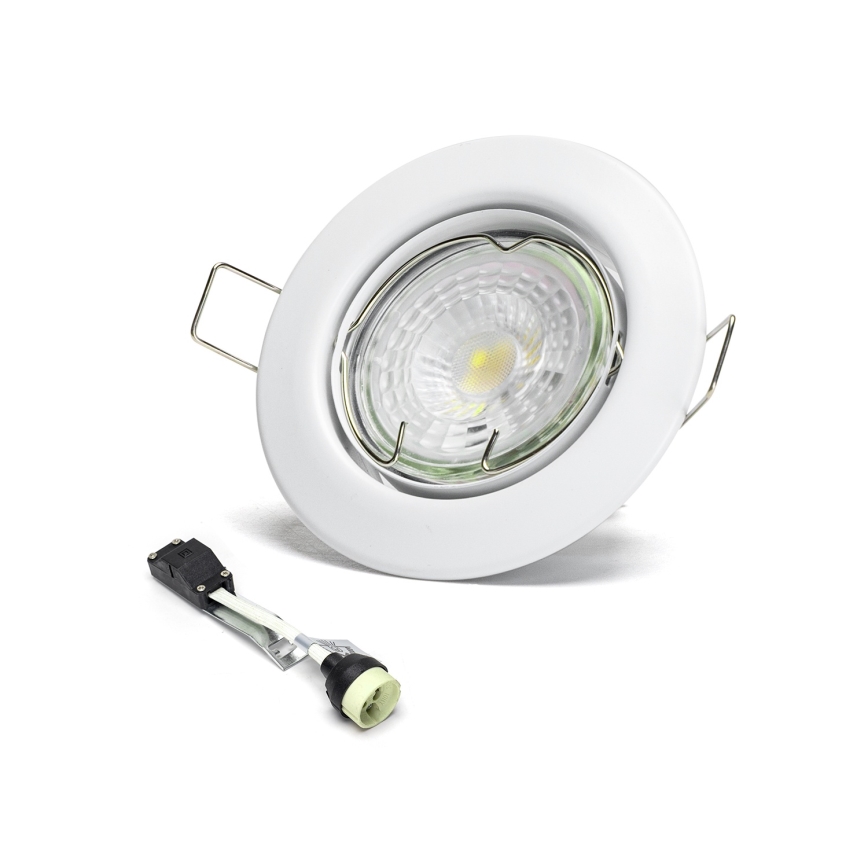 Aigostar - ΣΕΤ 3x LED εντοιχισμένα φωτιστικά οροφής 1xGU10/4,5W/230V 6500K λευκά