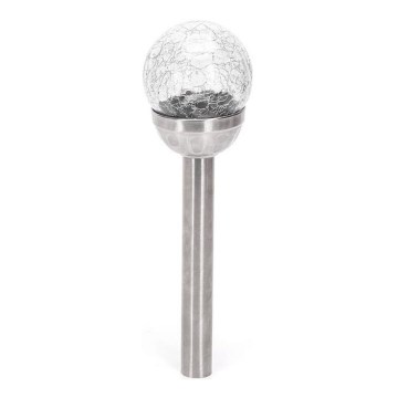 Aigostar - Σετ 6x LED ηλιακά φωτιστικά LED/2V 6500K IP44 40 mAh ασημί