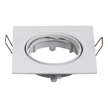 Aigostar - Πλαίσιο για χωνευτό φωτιστικό GU10 8,2x8,2 cm λευκό