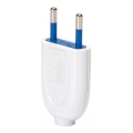 Aigostar - Πλαστικό βύσμα 2P 10A/250V λευκό