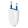 Aigostar - Πλαστικό βύσμα 2P 10A/250V λευκό