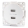 Aigostar - πρίζα τροφοδοσίας USB χωρίς πλαίσιο 2x USB-A λευκή