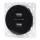 Aigostar - Πρίζα τροφοδοσίας USB χωρίς πλαίσιο 2x USB-A μαύρη