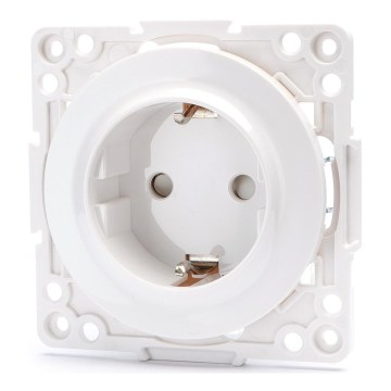 Aigostar - Πρίζα τοίχου SCHUKO χωρίς πλαίσιο 250V/16A λευκή