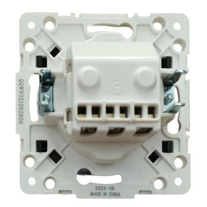 Aigostar - Πρίζα τοίχου χωρίς πλαίσιο SCHUKO 250V μαύρη