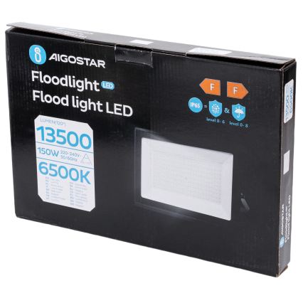 Aigostar - Προβολέας LED LED/150W/230V 6500K IP65 μαύρος
