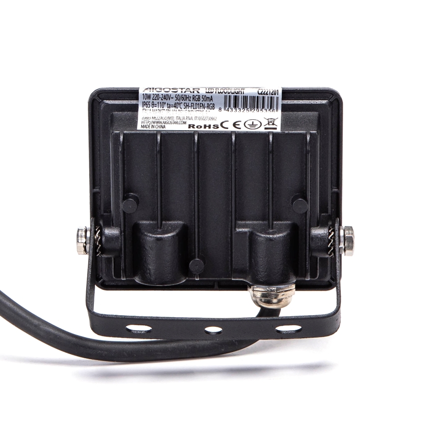 Aigostar - LED RGBW Ρυθμιζόμενος προβολέας LED/10W/230V IP65 + τηλεχειριστήριο