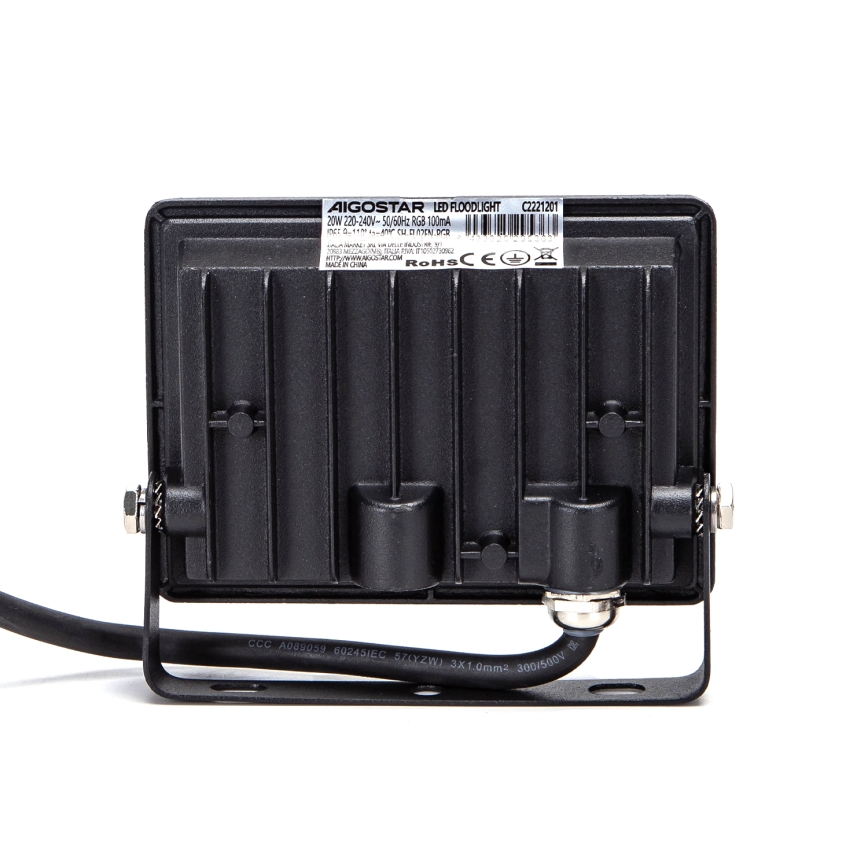 Aigostar - LED RGBW Ρυθμιζόμενος προβολέας LED/20W/230V IP65 + τηλεχειριστήριο